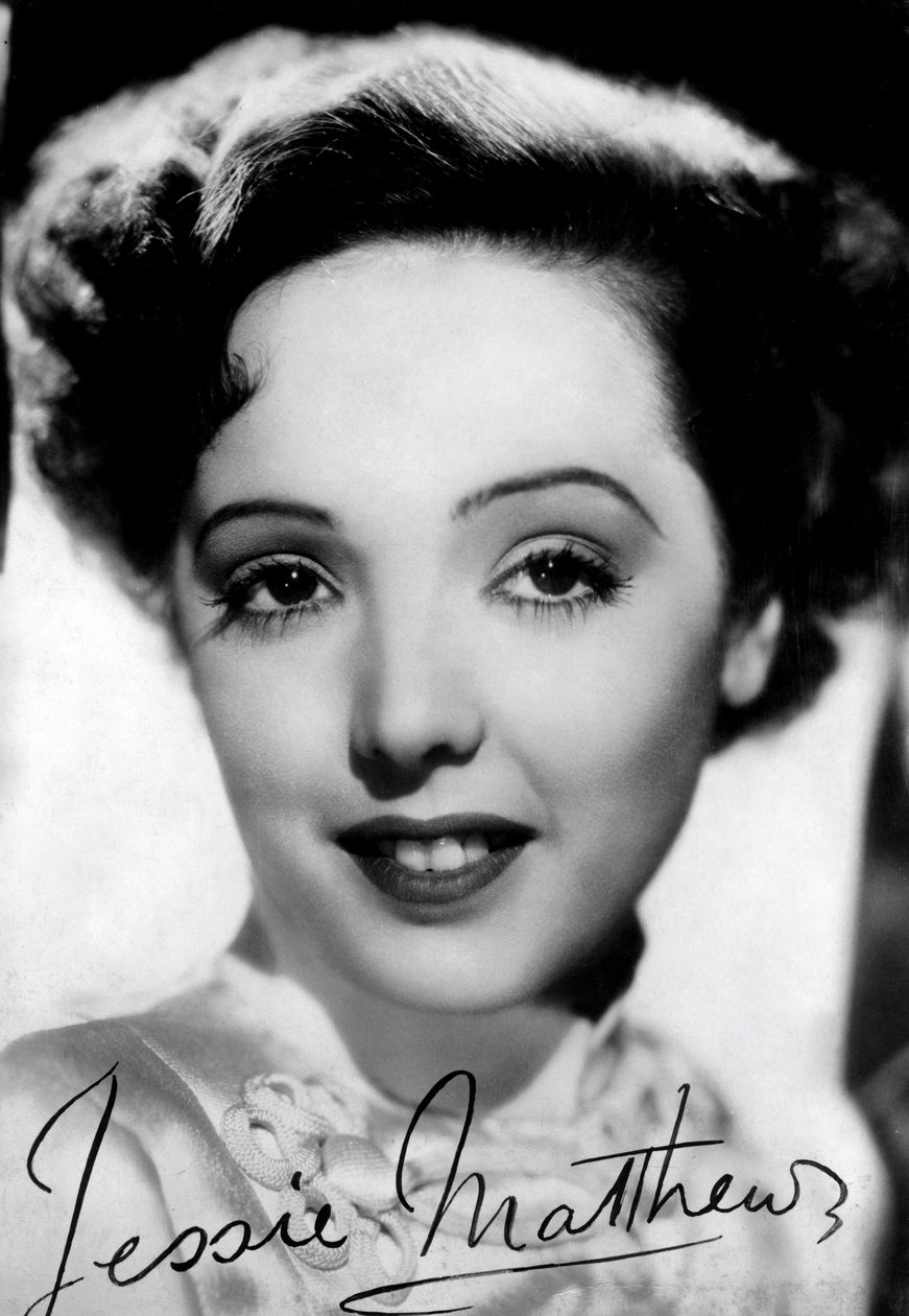 Jessie Matthews 1907-1981 angol színésznő, táncos és énekes, az 1930-as és 1940-es évek között alkotó: Unbekannt