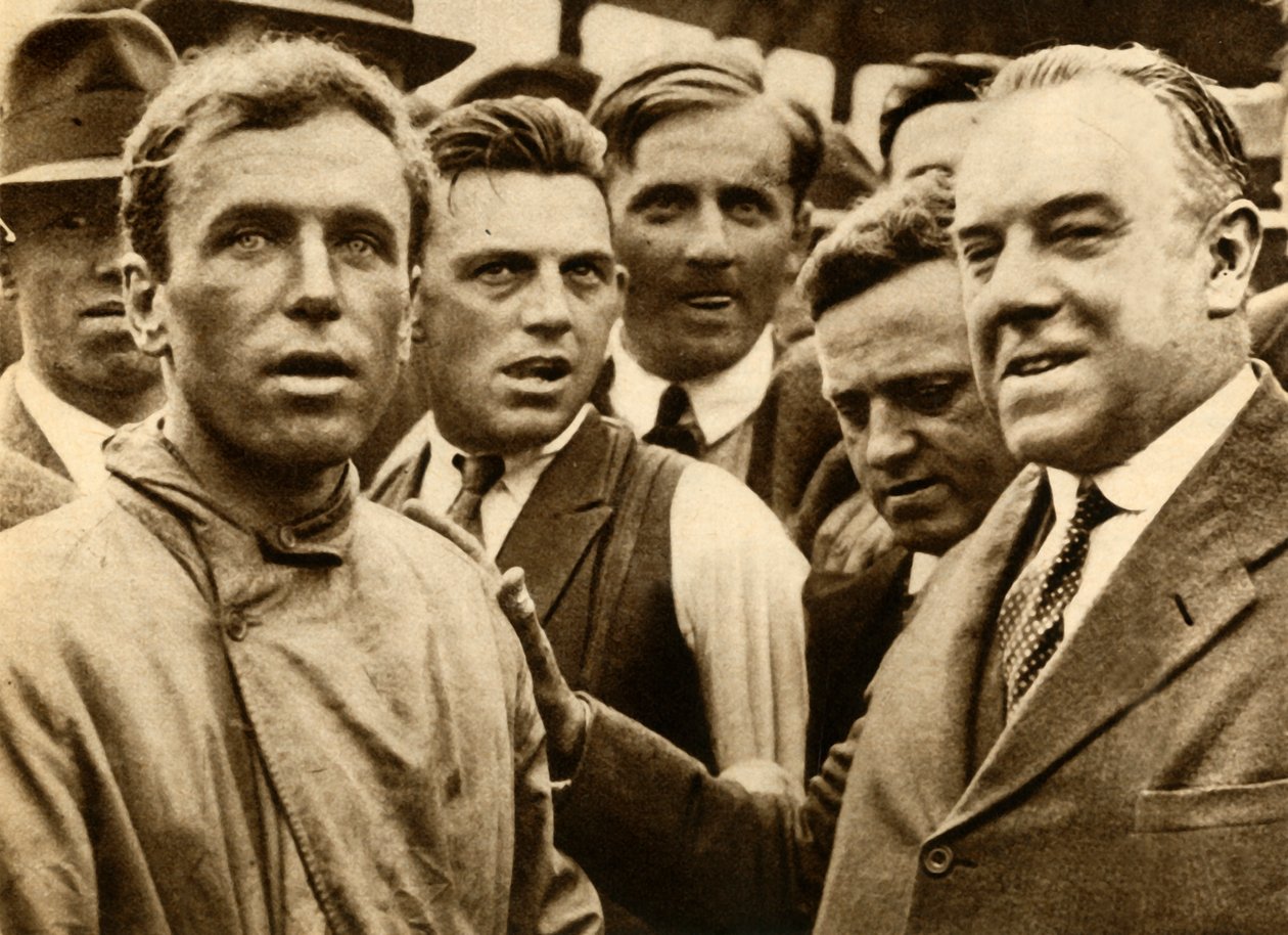 Jim Mollison a Croydon repülőtéren, 1931, 1933. alkotó: Unbekannt