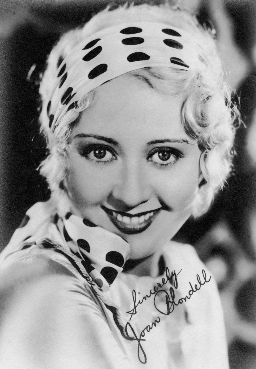 Joan Blondell 1906-1979 amerikai színésznő, 1920-as évek alkotó: Unbekannt