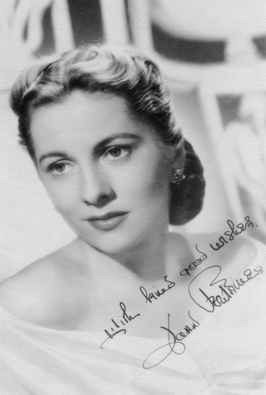 Joan Fontaine (1917) brit színésznő, 1930-as években alkotó: Unbekannt