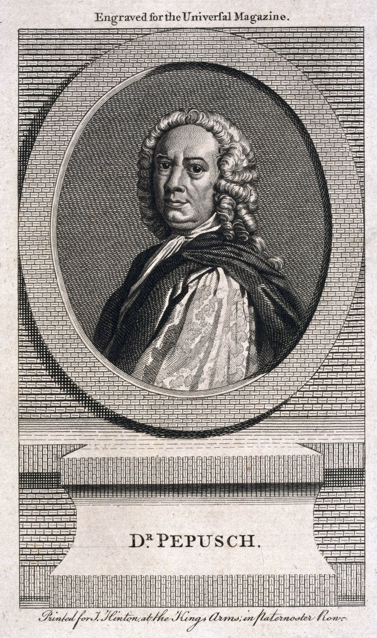 Johann Christoph Pepusch német zeneszerző és zeneteoretikus, 1725 körül alkotó: Unbekannt