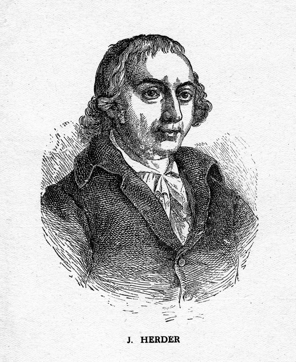 Johann Gottfried von Herder német költő, kritikus, teológus és filozófus, XIX. alkotó: Unbekannt