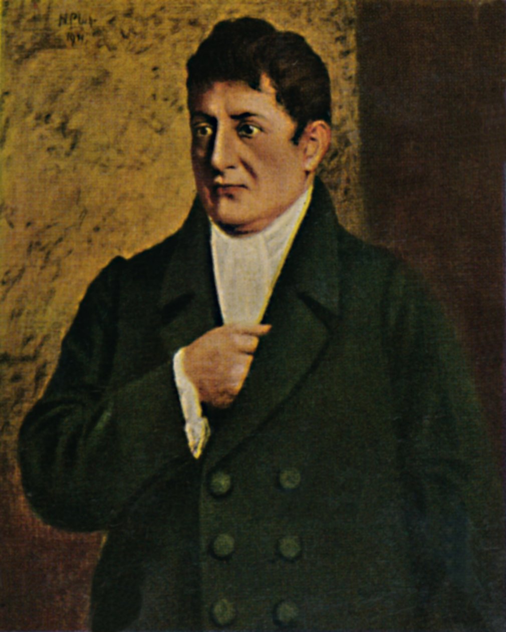Johann Gottlieb Fichte 1762-1814. - Plühr professzor festménye, 1934. alkotó: Unbekannt