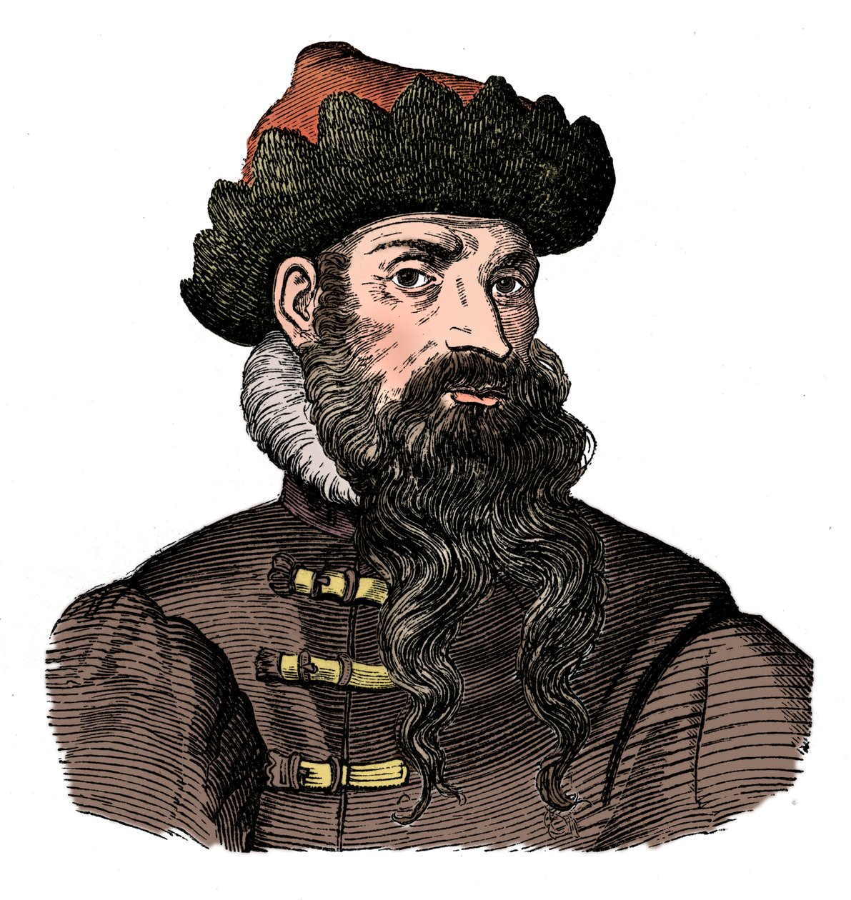 Johann Gutenberg német fémmunkás és feltaláló, 16. század, 1870. alkotó: Unbekannt