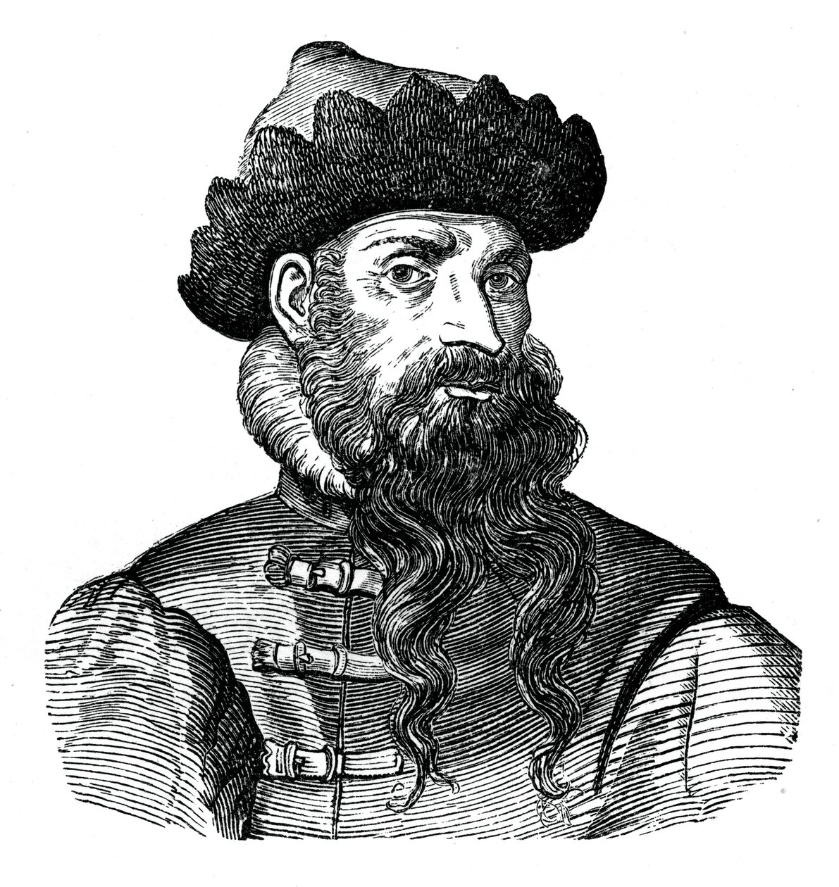 Johann Gutenberg német fémmunkás és feltaláló, 16. század, 1870 alkotó: Unbekannt