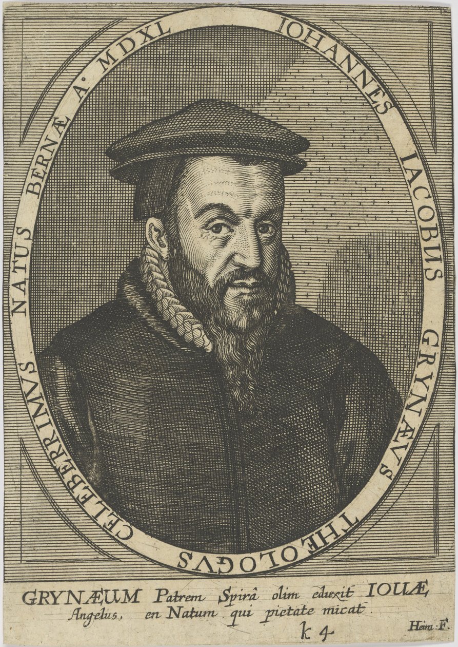 Johann Jakob Grynaeus 1540-1617, 1650. alkotó: Unbekannt