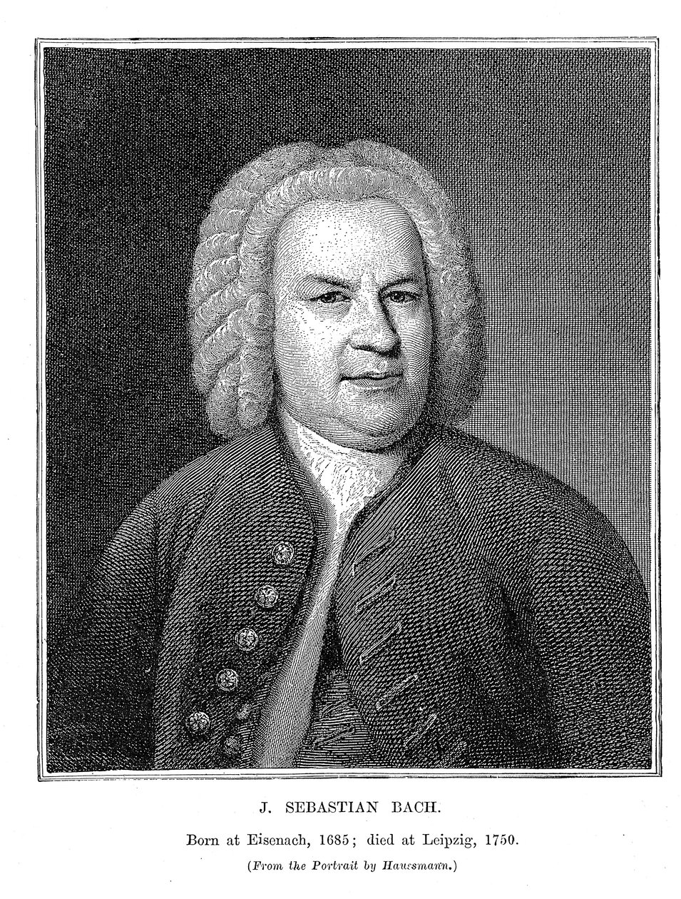 Johann Sebastian Bach 1685-1750, német zeneszerző és orgonaművész, 1746 alkotó: Unbekannt