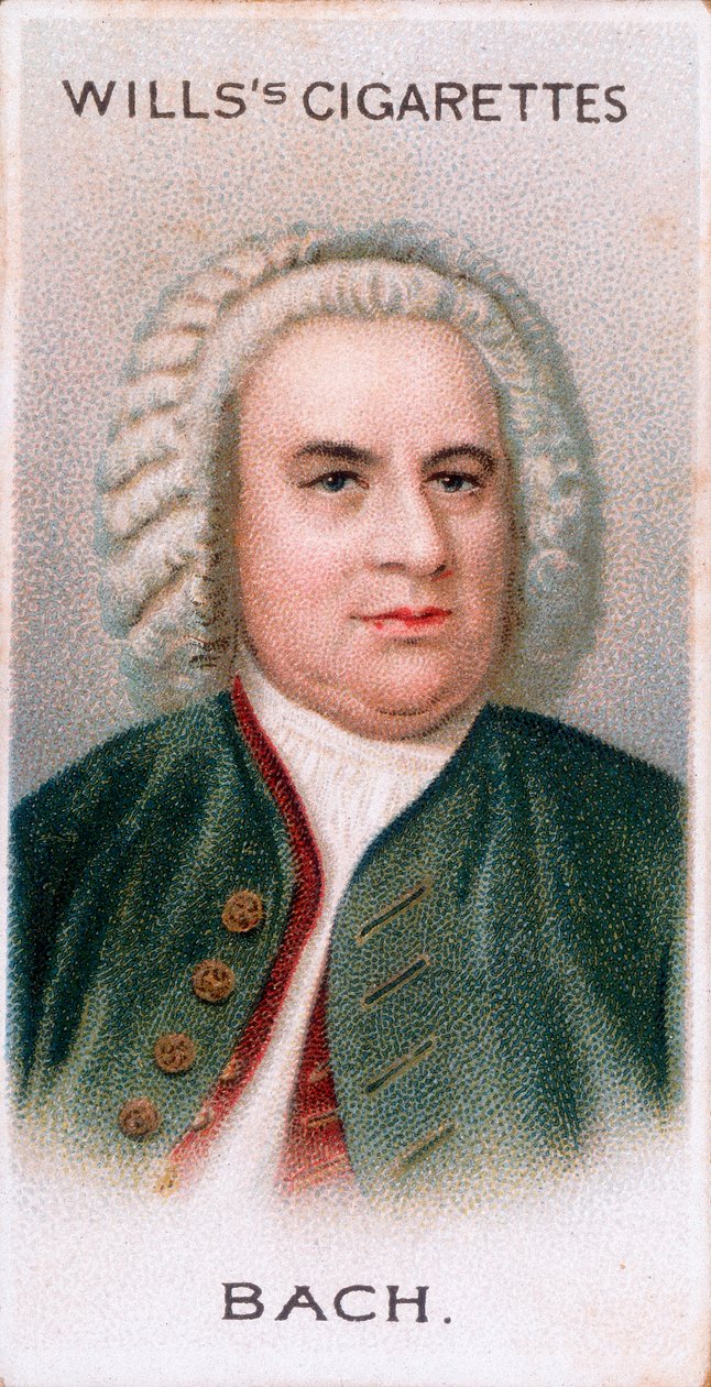 Johann Sebastian Bach 1685-1750, német zeneszerző és orgonaművész, 1912 alkotó: Unbekannt