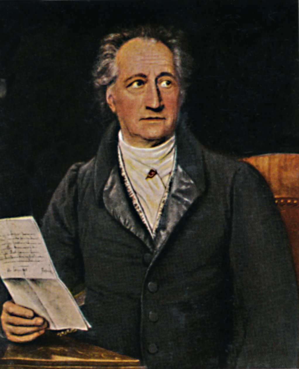 Johann Wolfgang von Goethe 1749-1832. - J.K. festménye Stieger, 1934. alkotó: Unbekannt