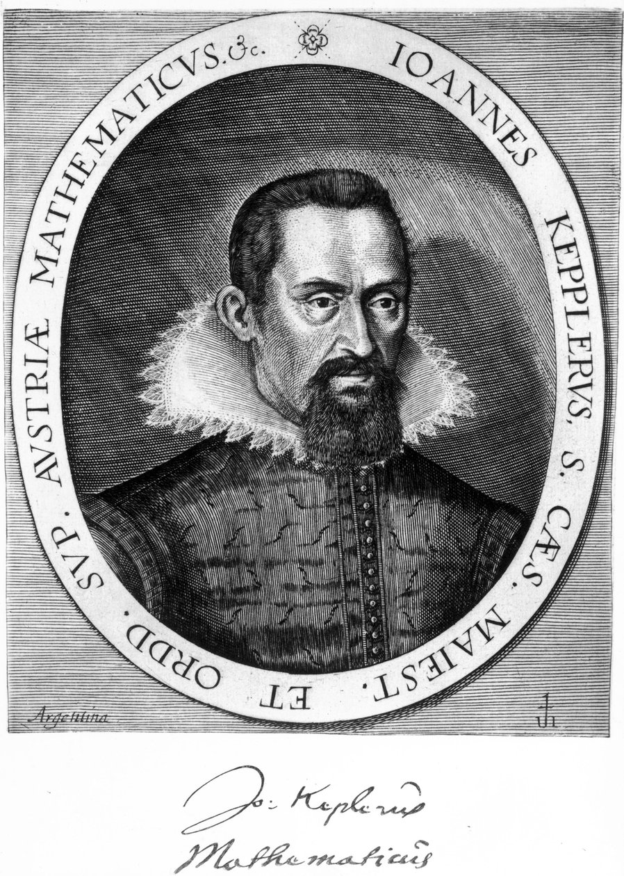 Johannes Kepler német csillagász és fizikus, 1600 körül alkotó: Unbekannt