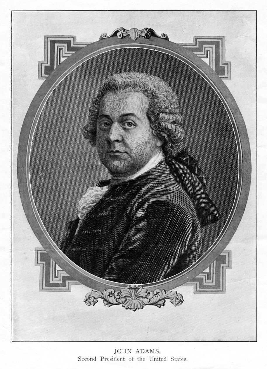 John Adams, az Amerikai Egyesült Államok elnöke, 1906 alkotó: Unbekannt