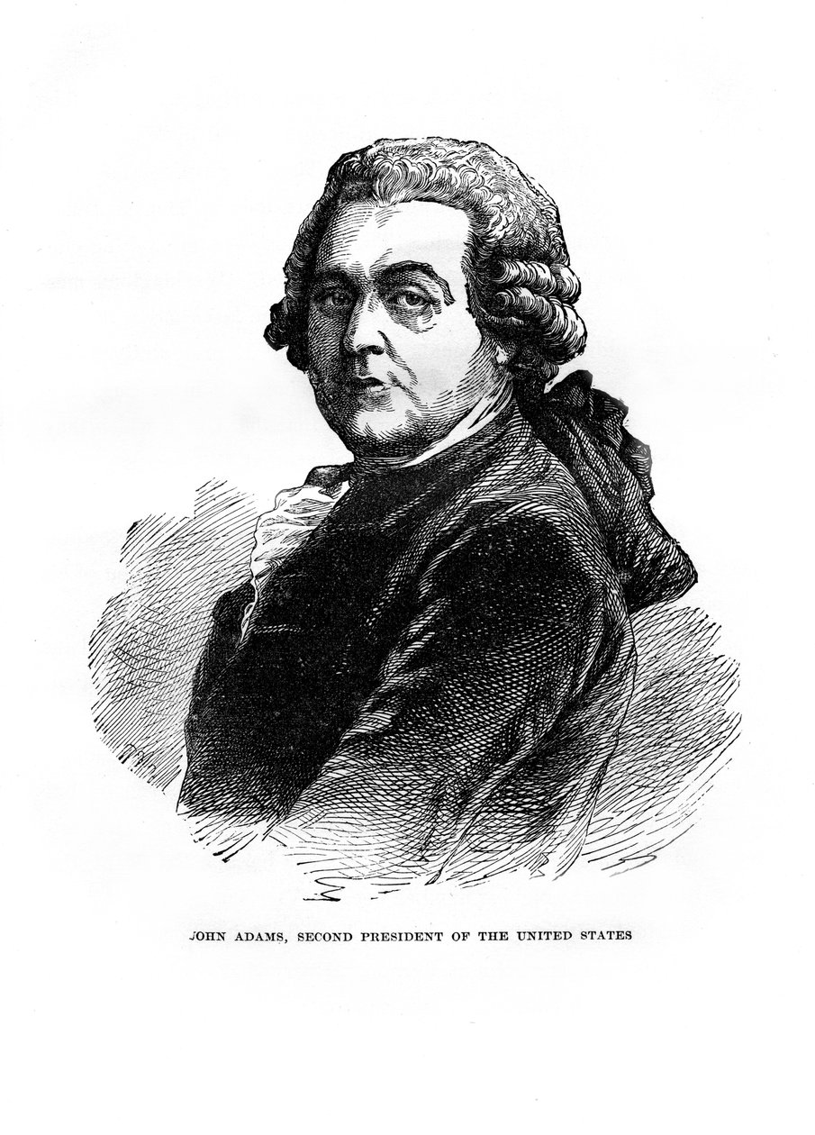 John Adams, az Egyesült Államok második elnöke, 1872 alkotó: Unbekannt