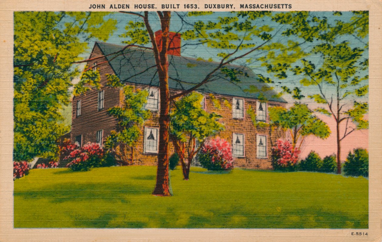 John Alden House, Duxbury, Massachusetts, 1940-es évek alkotó: Unbekannt