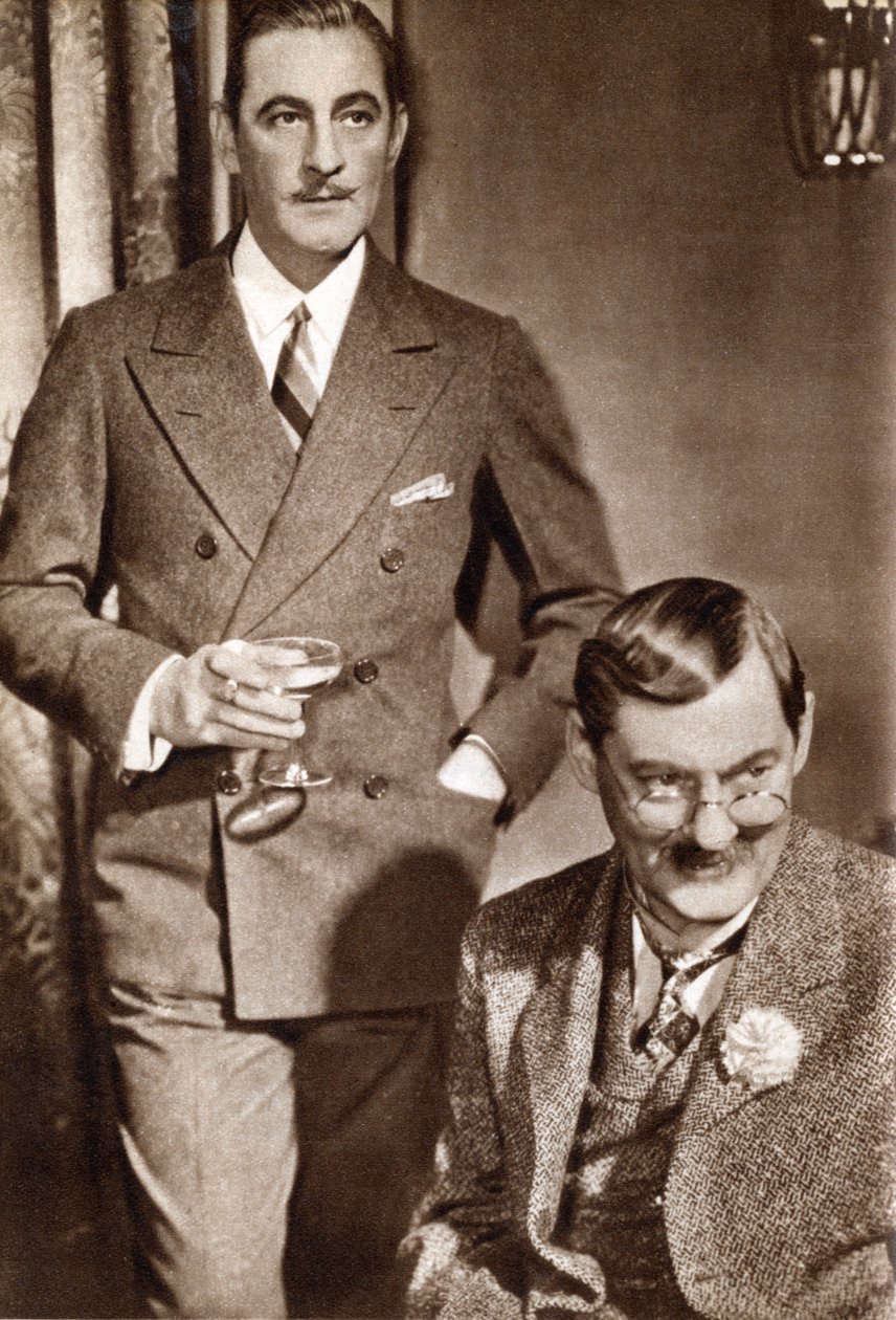 John Barrymore és Lionel Barrymore amerikai színészek, 1933 alkotó: Unbekannt