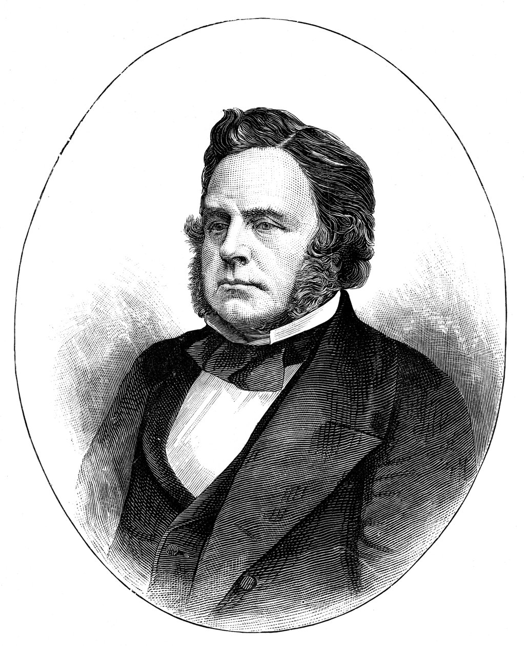 John Bright, brit radikális és liberális államférfi, 1857, 1888 alkotó: Unbekannt