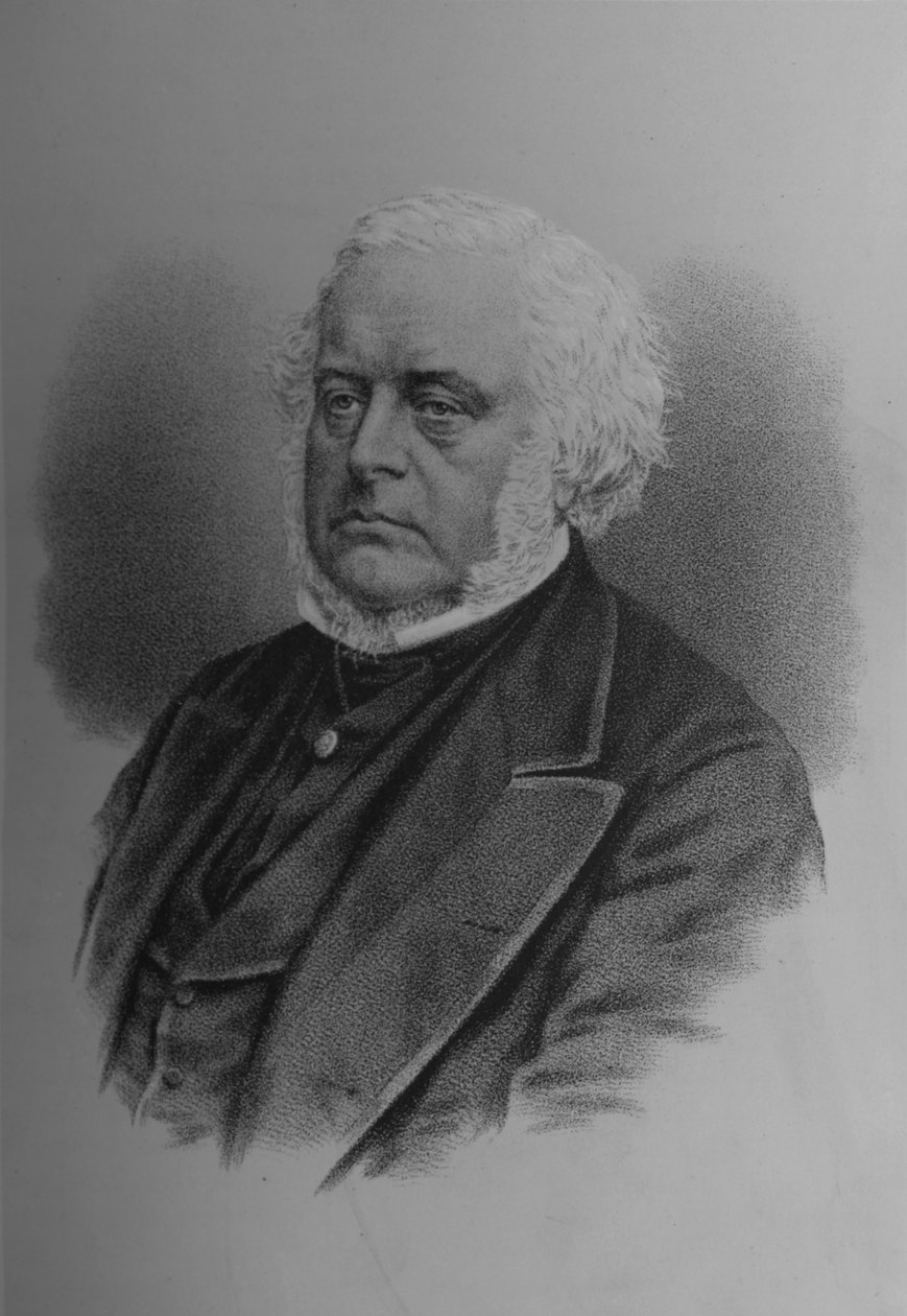 John Bright brit politikus és szónok, 1870-es évek 1883. alkotó: Unbekannt