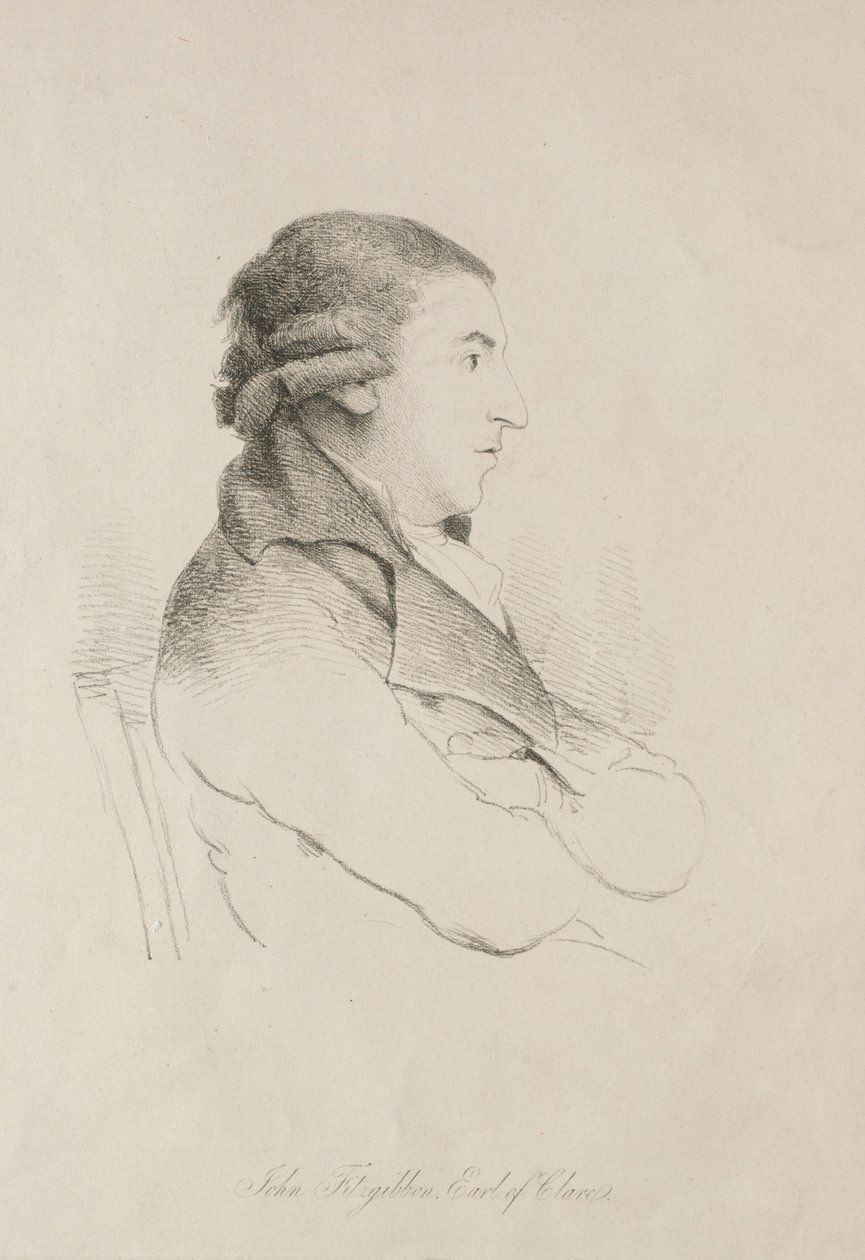 John Fitzgibbon, Clare grófja, az 1800-as évek eleje. alkotó: Unbekannt