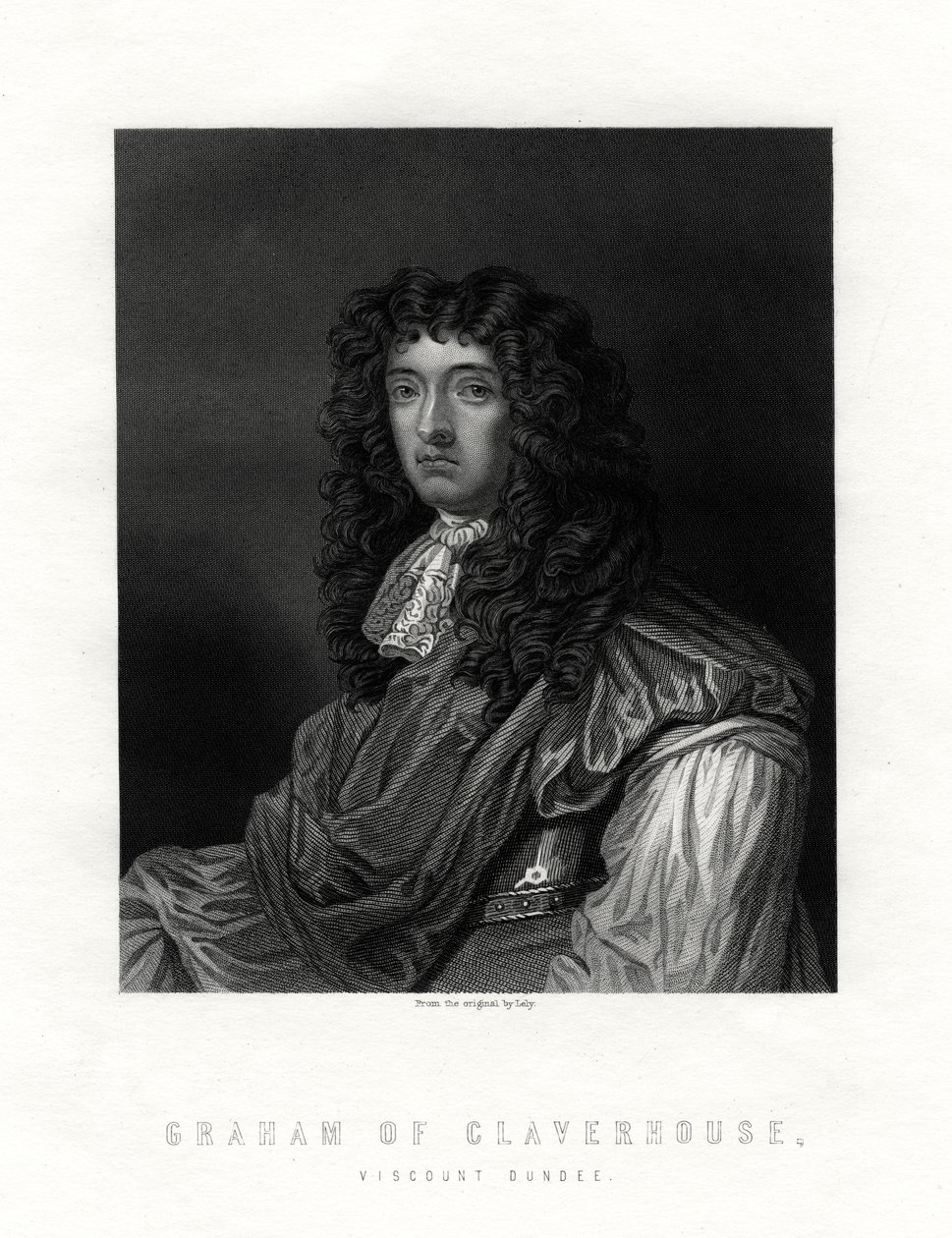 John Graham, Claverhouse, Dundee 1. vikomtja 1648-1689 körül, 19. század alkotó: Unbekannt