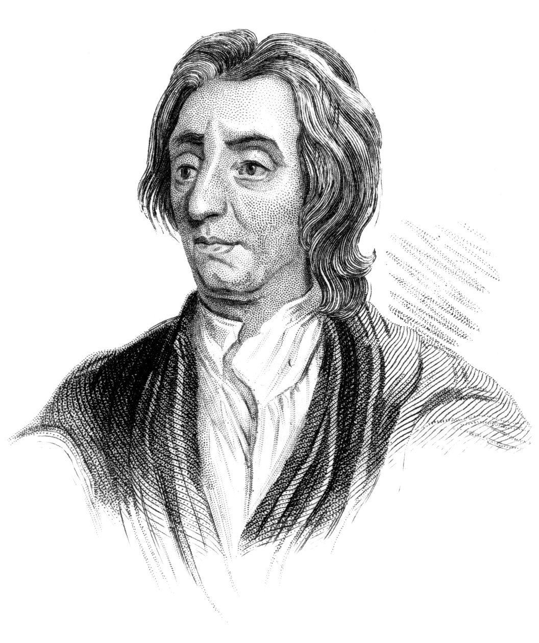 John Locke angol filozófus, 1850 körül alkotó: Unbekannt