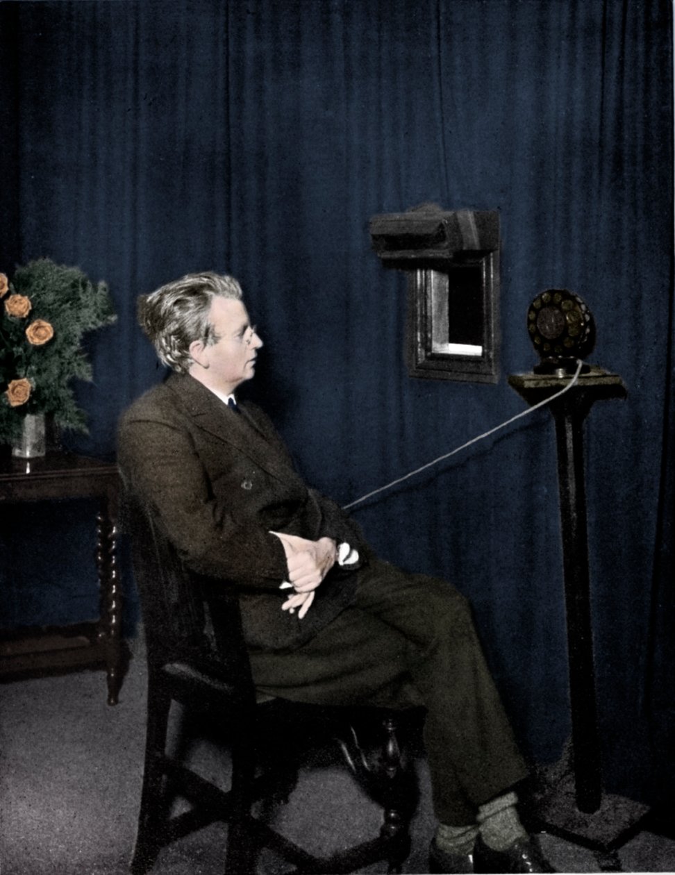 John Logie Baird 1888-1946, skót villamosmérnök és a televízió úttörője, 1920-as évek alkotó: Unbekannt