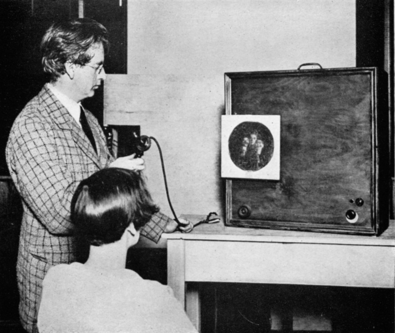 John Logie Baird 1888-1946, skót villamosmérnök és a televízió úttörője, 1920-as évek alkotó: Unbekannt