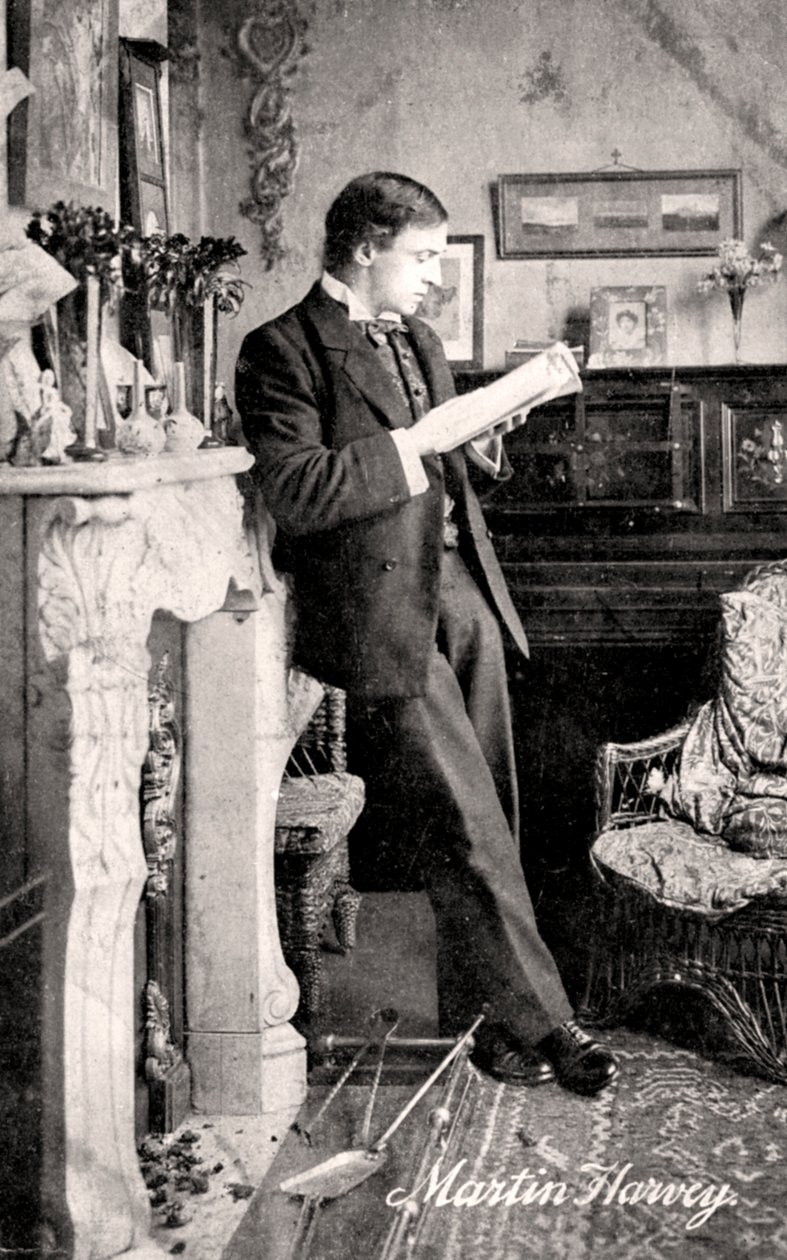 John Martin Harvey 1863-1944, angol színész, 20. század eleje alkotó: Unbekannt