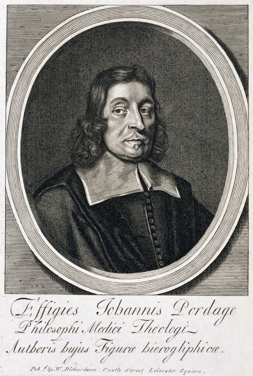 John Pordage angol rektor, asztrológus és misztikus, 1670-es évek alkotó: Unbekannt