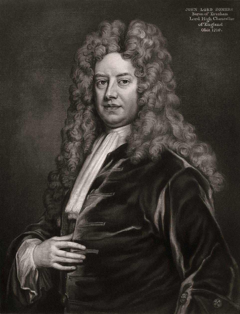 John Somers, 1. Somers báró, angol politikus, 1700-as évek 1906 alkotó: Unbekannt