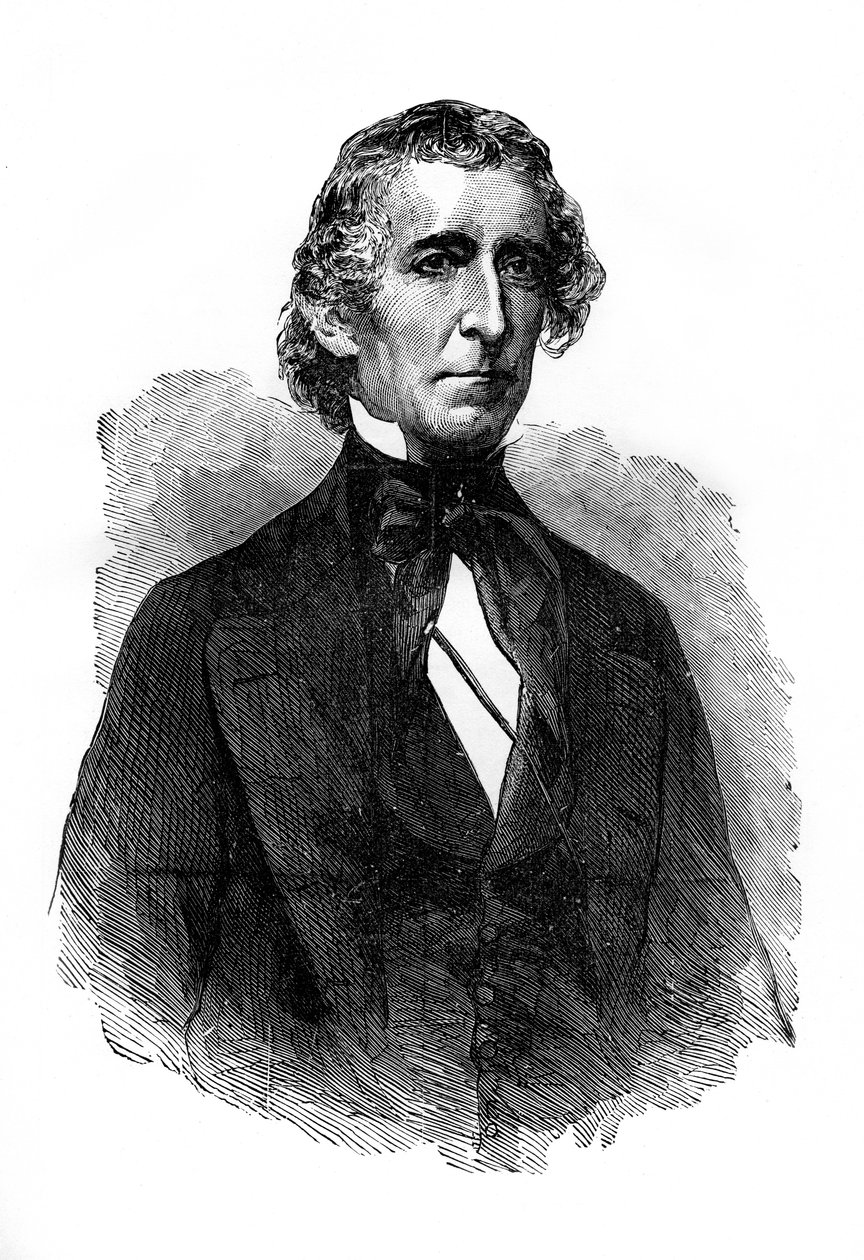 John Tyler, az Egyesült Államok tizedik elnöke, 1872 alkotó: Unbekannt