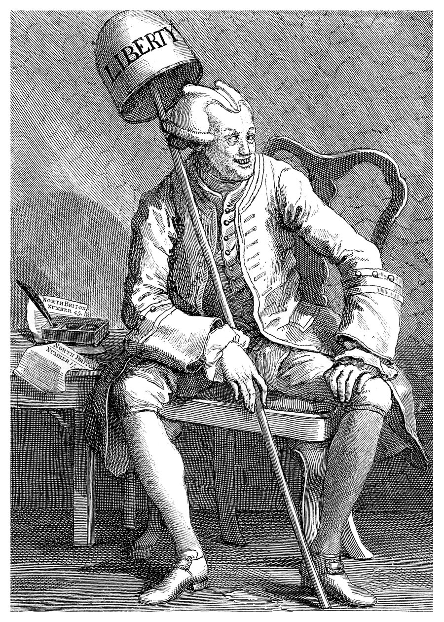 John Wilkes angol politikus, 1763 1895 alkotó: Unbekannt