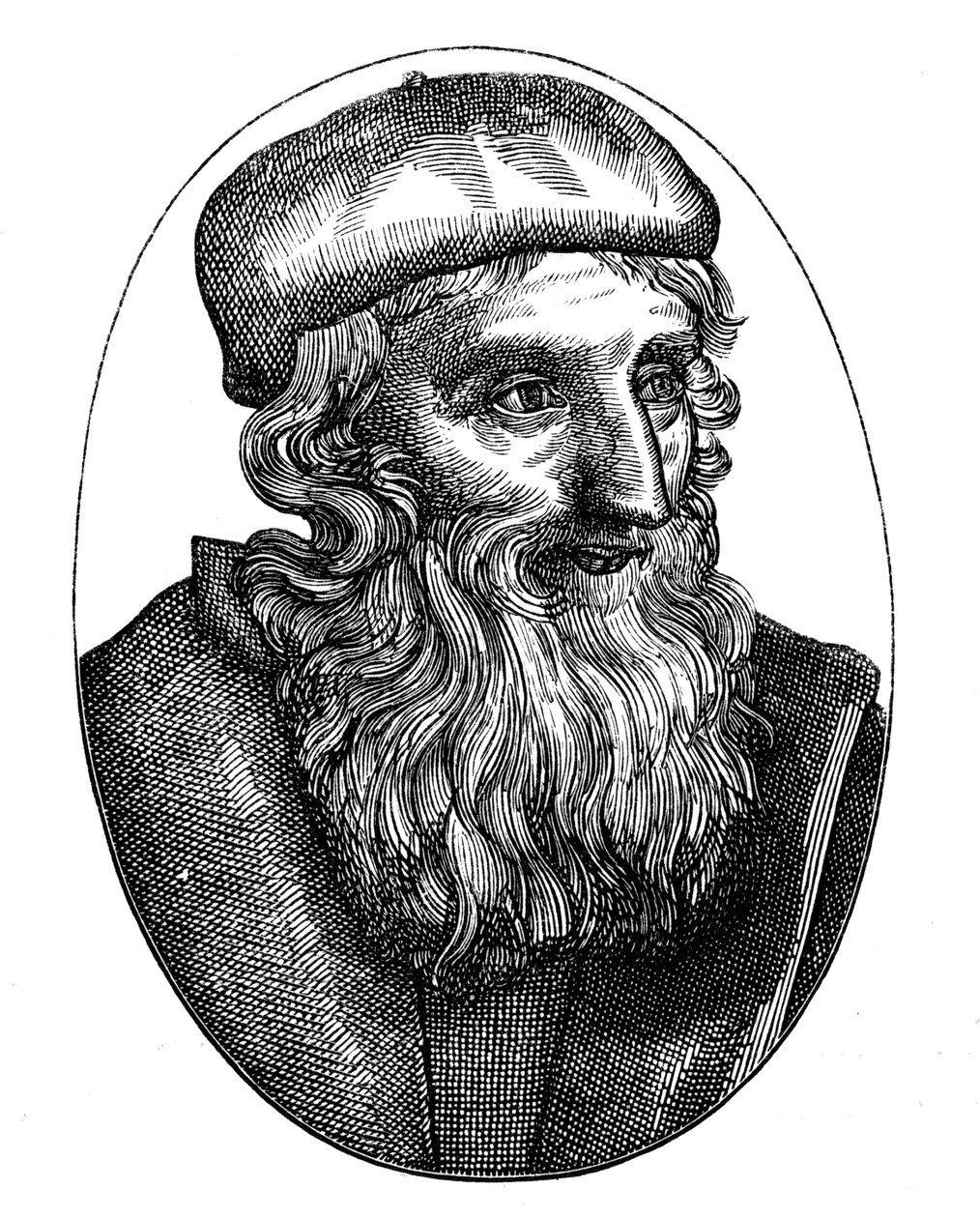 John Wycliffe, 14. századi angol vallási reformátor, 16. század alkotó: Unbekannt