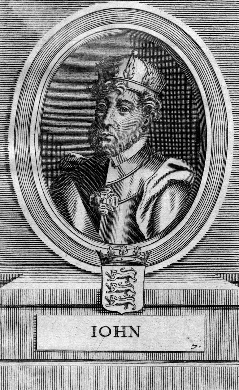 John of England, 1167-1216 alkotó: Unbekannt