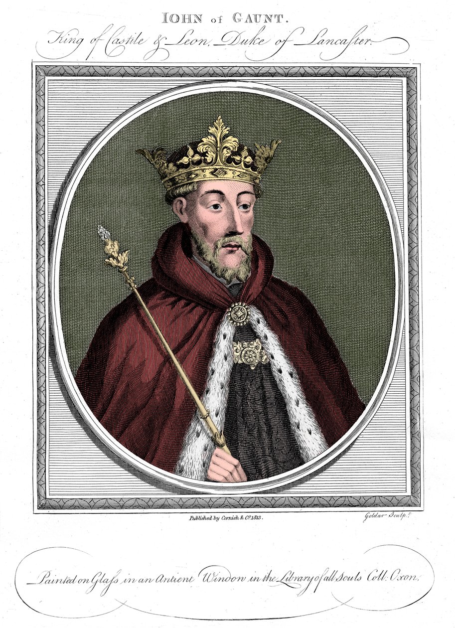 John of Gaunt, Lancaster hercege 1340-1399 alkotó: Unbekannt
