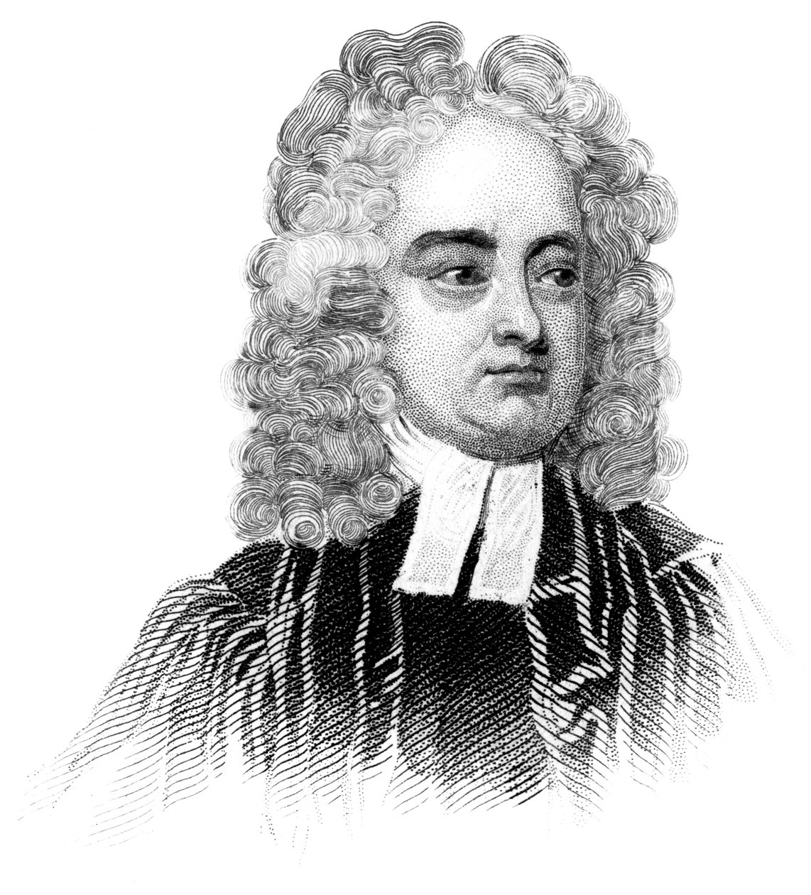 Jonathan Swift angol-ír pap, szatirikus, esszéíró, politikai röpiratíró és költő, 1850 alkotó: Unbekannt