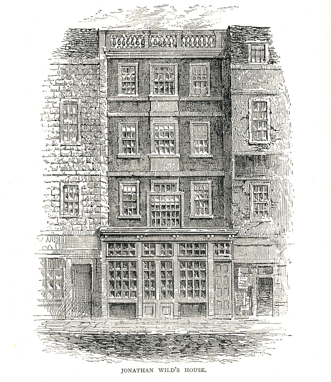 Jonathan Wilds House, 1878 alkotó: Unbekannt