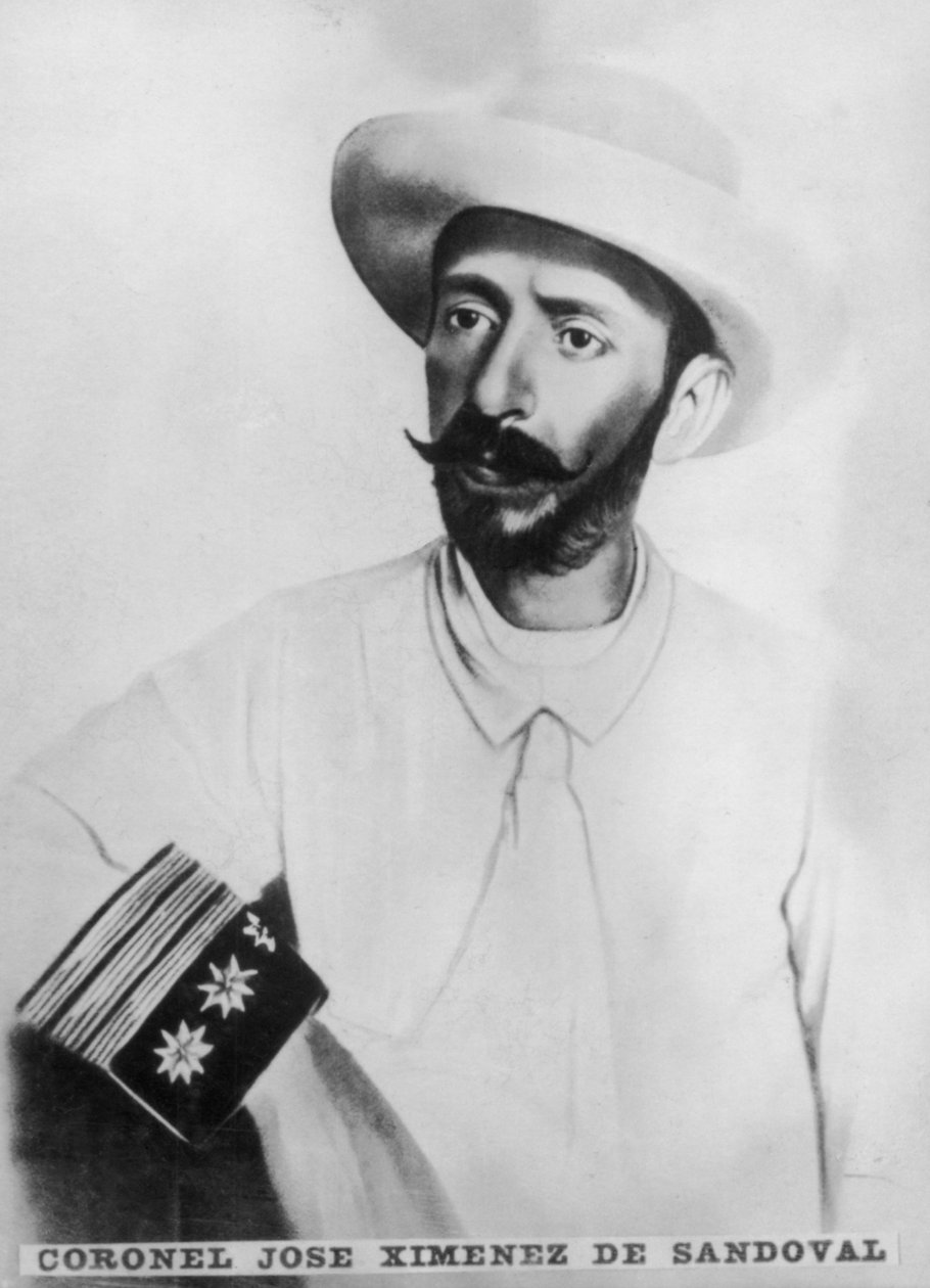 Jose Ximenez de Sandoval, meghalt 1895-ben, 1920-ban alkotó: Unbekannt