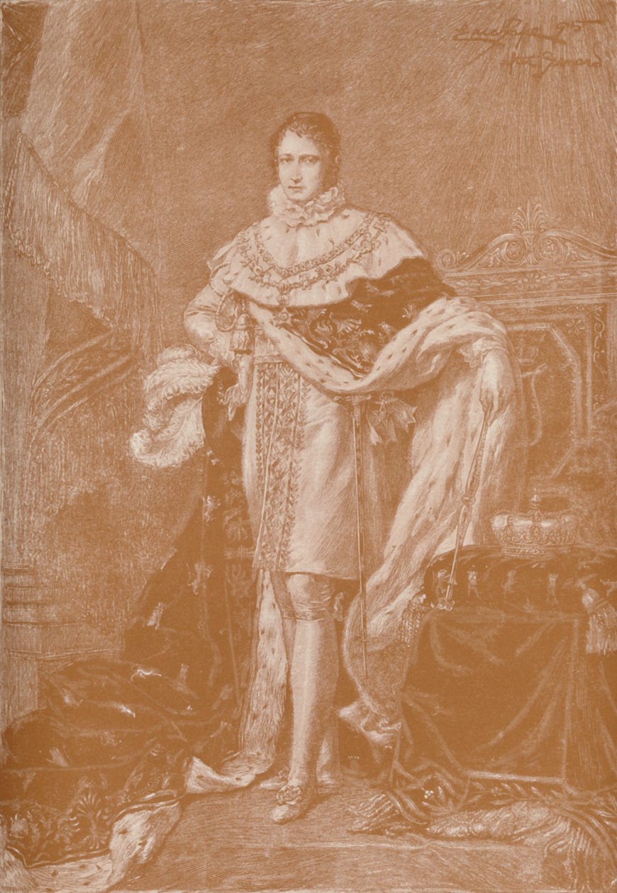 Joseph Bonaparte - Nápoly királya, Spanyolország királya, Comte De Survilliers, c1808, 1896 alkotó: Unbekannt