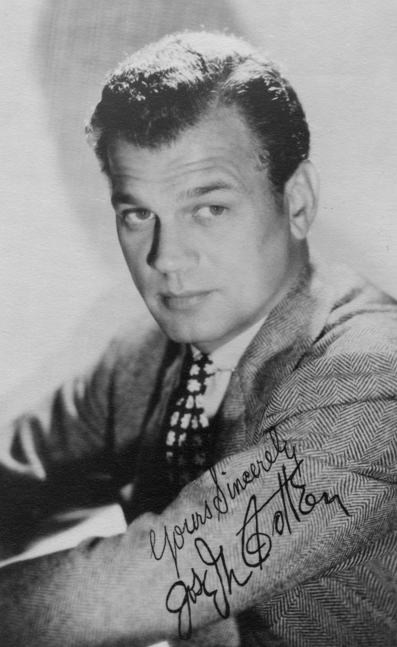 Joseph Cotton 1905-1995, amerikai színész, 1930-as évek alkotó: Unbekannt