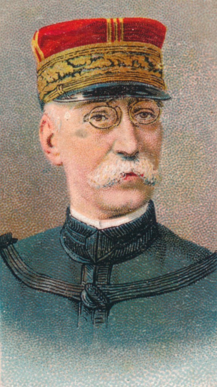 Joseph Gallieni 1849-1916, francia első világháborús tábornok, 1917 alkotó: Unbekannt