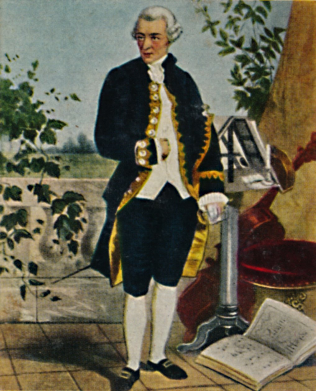 Joseph Haydn 1732-1809. - Hammann festménye, 1934. alkotó: Unbekannt