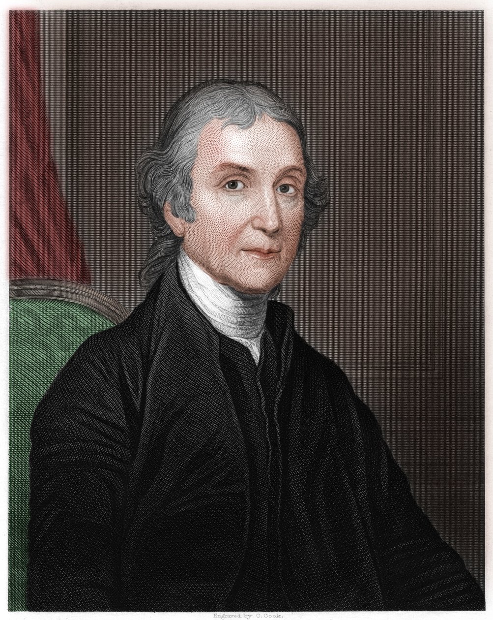 Joseph Priestley angol kémikus és presbiteri lelkész, 1860. alkotó: Unbekannt