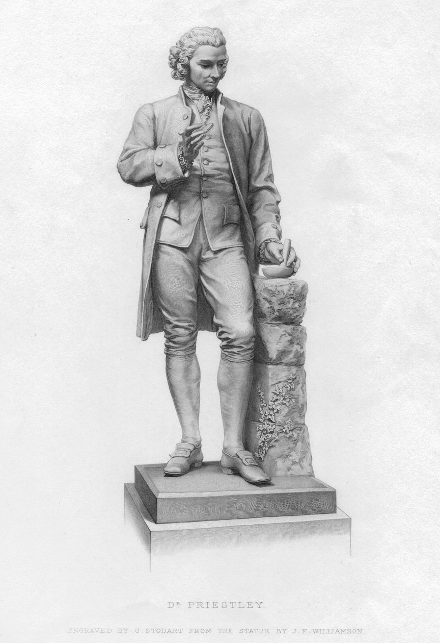 Joseph Priestley angol kémikus és presbiteri lelkész, XIX alkotó: Unbekannt