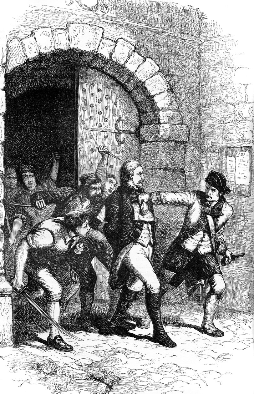 Joshua Huddyt a börtönből felakasztották, 1782 c1880 alkotó: Unbekannt