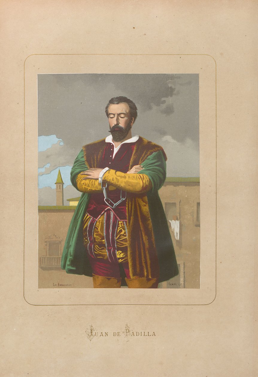 Padilla János. Forrás: Juan Landa minden idők híres férfiai és női, 1875-1877. alkotó: Unbekannt