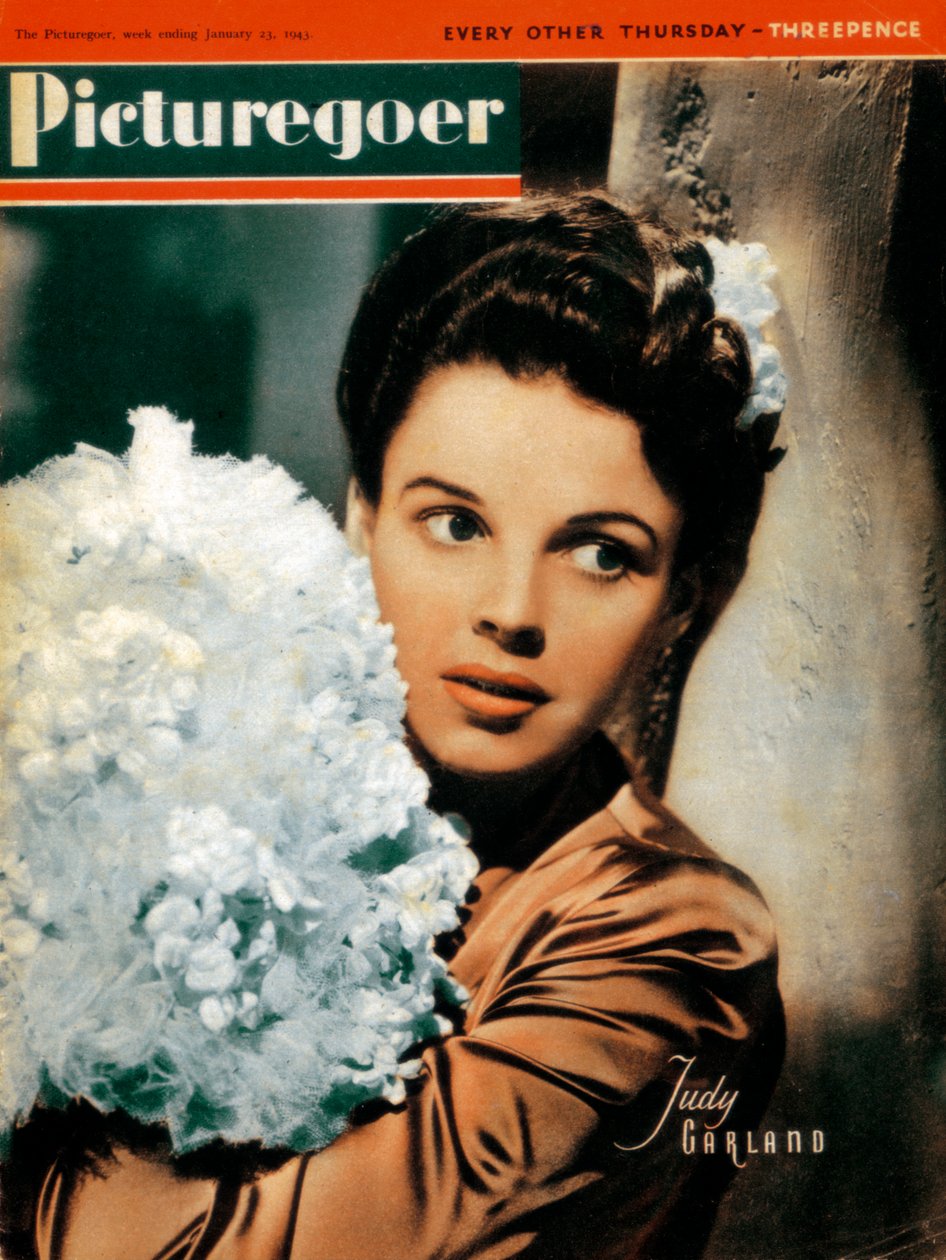 Judy Garland 1922-1969 amerikai színésznő és énekesnő, 1943 alkotó: Unbekannt