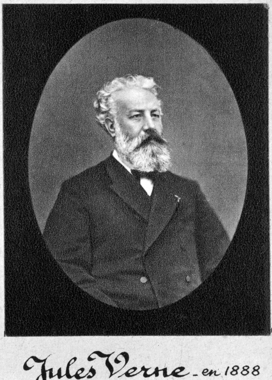 Jules Verne francia kaland- és tudományos-fantasztikus író, 1888 alkotó: Unbekannt