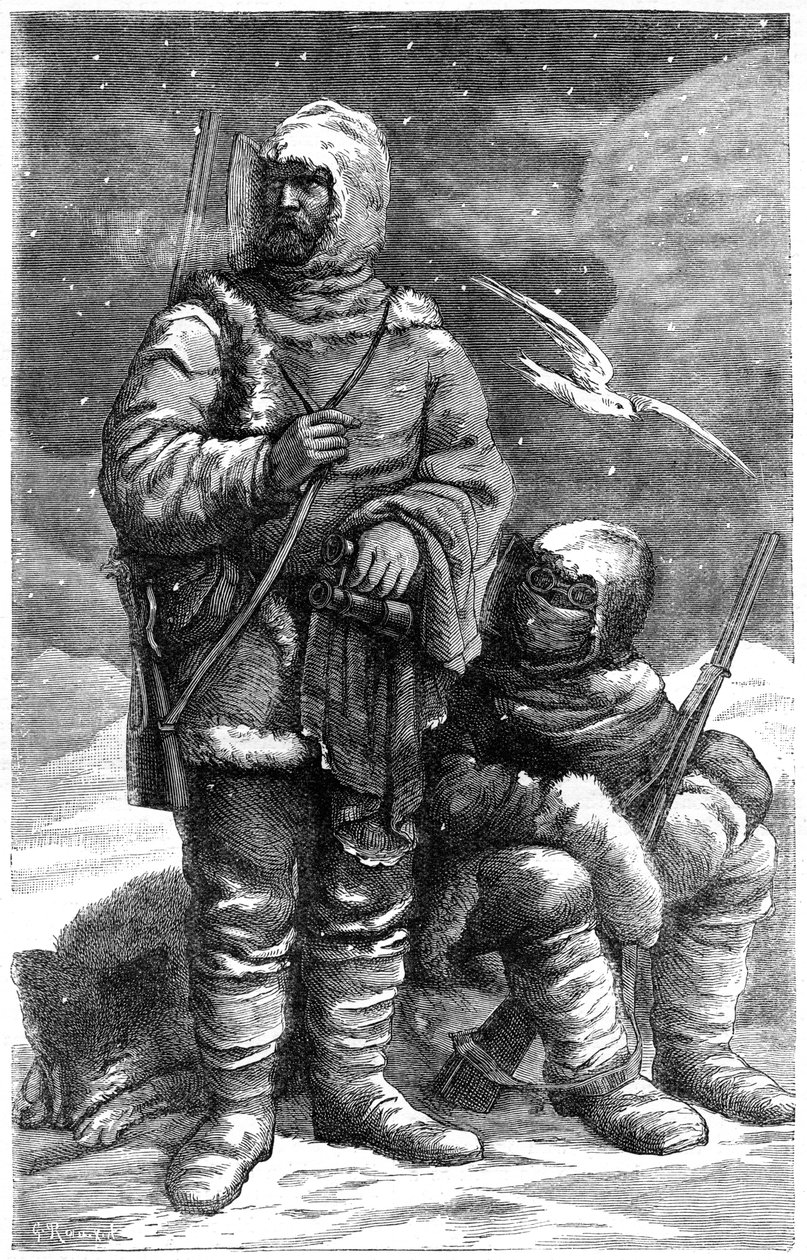 Julius Payer 1841-1915, osztrák-magyar sarkkutató és tájképművész, XIX. alkotó: Unbekannt