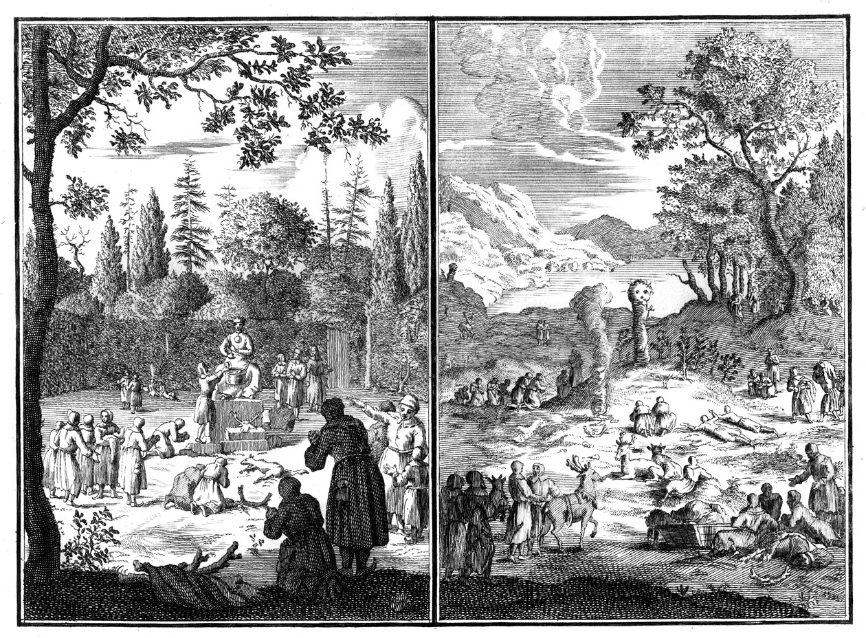 Jumala, Wirku-Accha. Lappföld istensége, 1727-1738 alkotó: Unbekannt