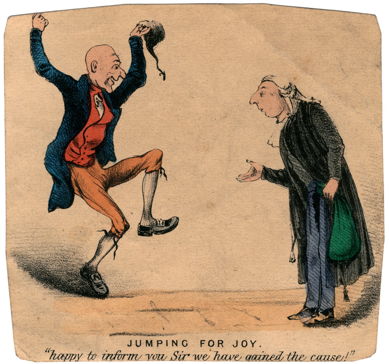 Jumping for Joy - Örömmel értesítem, Uram, hogy megszereztük az ügyet! alkotó: Unbekannt