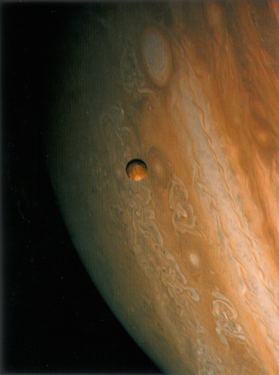 A Jupiter és az Io, egyik holdja, 1979 alkotó: Unbekannt